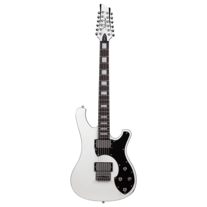 Schecter Stargazer-12 Gloss White Electric Guitar front