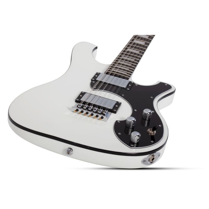 Schecter Stargazer-12 Gloss White Electric Guitar body