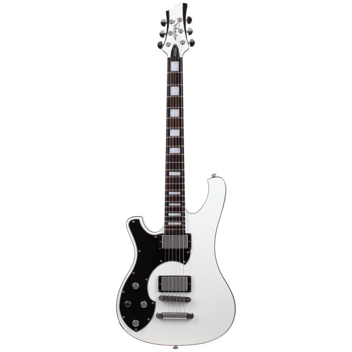 Schecter Stargazer-6 Gloss White Left Handed Electric Guitar front