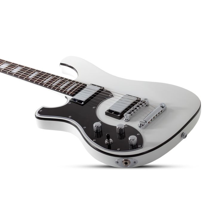 Schecter Stargazer-6 Gloss White Left Handed Electric Guitar Body