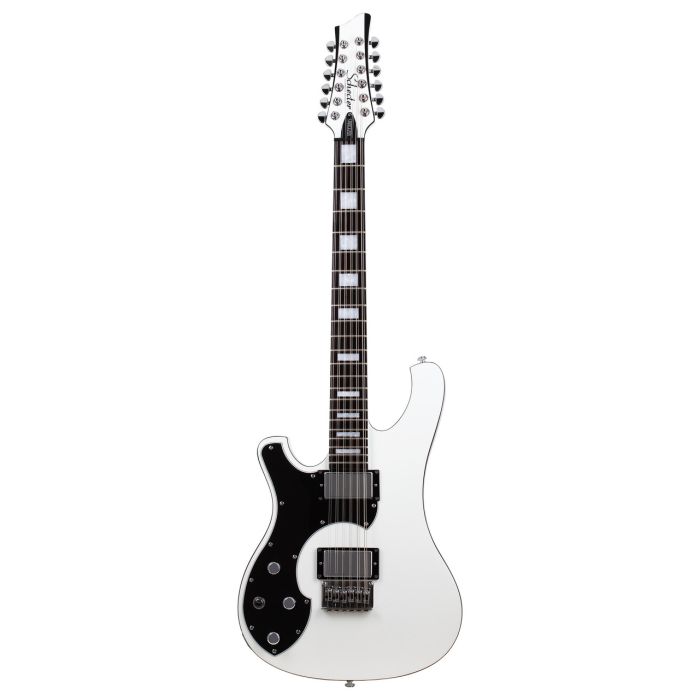 Schecter Stargazer-12 Gloss White Left Handed Electric Guitar front