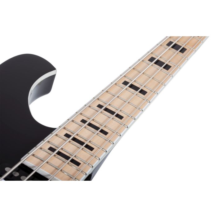 Schecter Stargazer-4 Gloss Black Bass Guitar neck