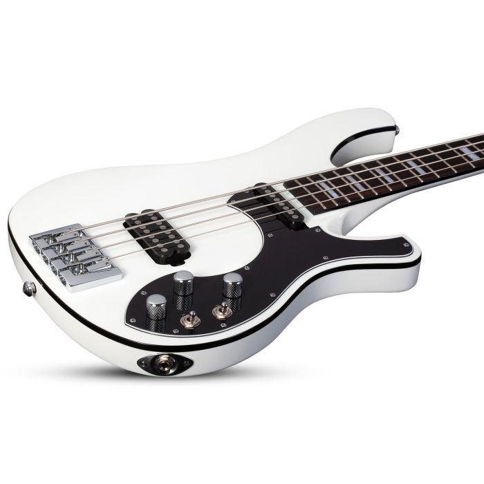 Schecter Stargazer-4 Gloss White Bass Guitar body