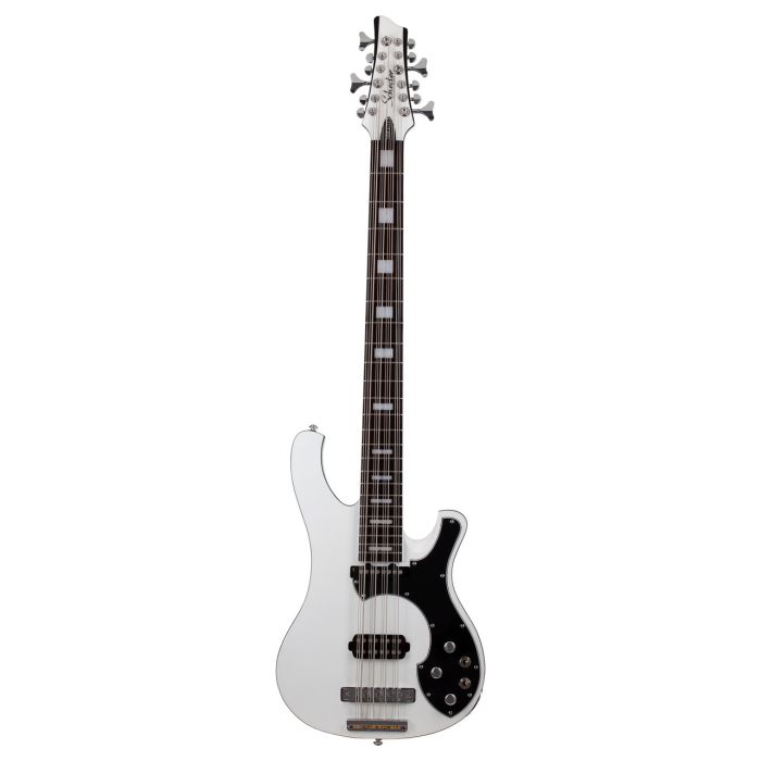 Schecter Stargazer-12 Bass Gloss White Bass Guitar front