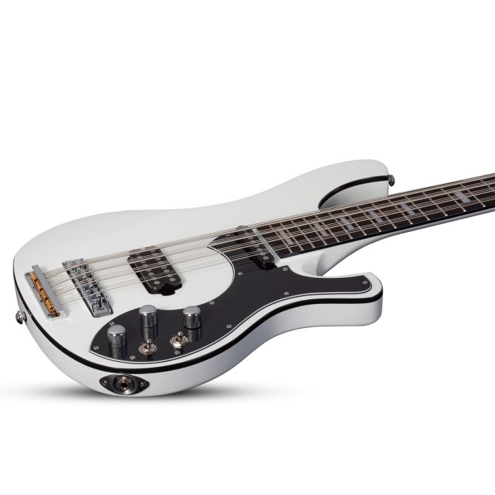 Schecter Stargazer-12 Bass Gloss White Bass Guitar body