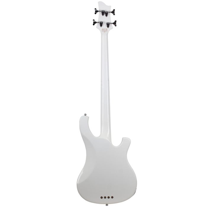 Schecter Stargazer-4 Gloss White Left Handed Bass Guitar back