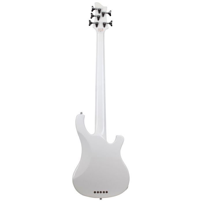 Schecter Stargazer-5 Gloss White Left Handed Bass Guitar back