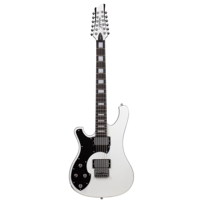 Schecter Stargazer-12 Bass Gloss White Left Handed Bass Guitar