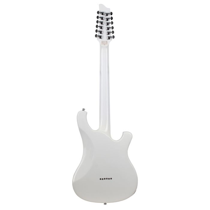 Schecter Stargazer-12 Bass Gloss White Left Handed Bass Guitar back