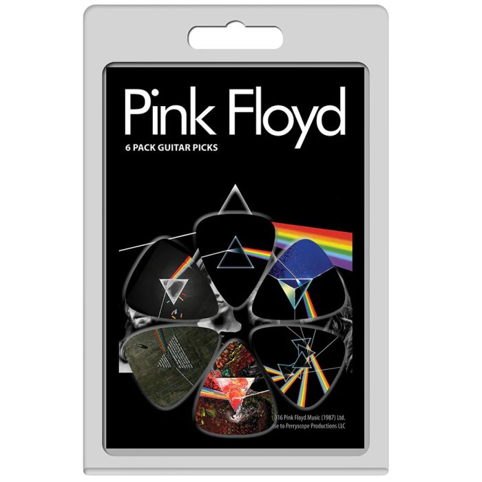 Perri 6 Pack Pink Floyd Picks PF3