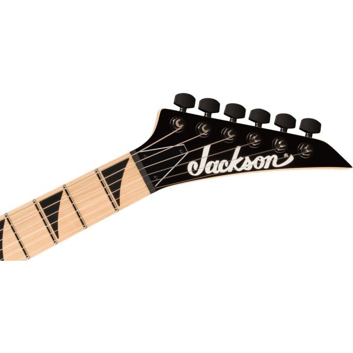 Jackson JS1X JS Series Rhoads Minion MN, Neon Pink headstock front