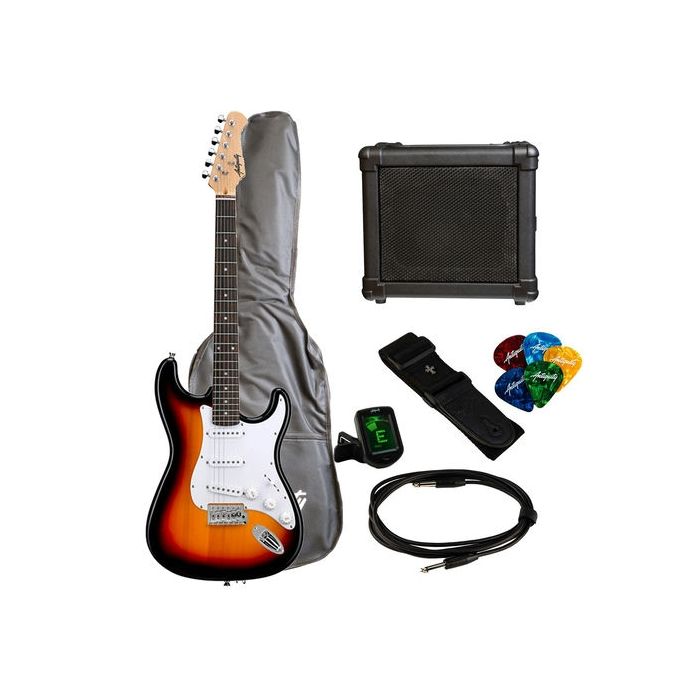 Antiquity ST Guitar & Amp Pack - Sunburst