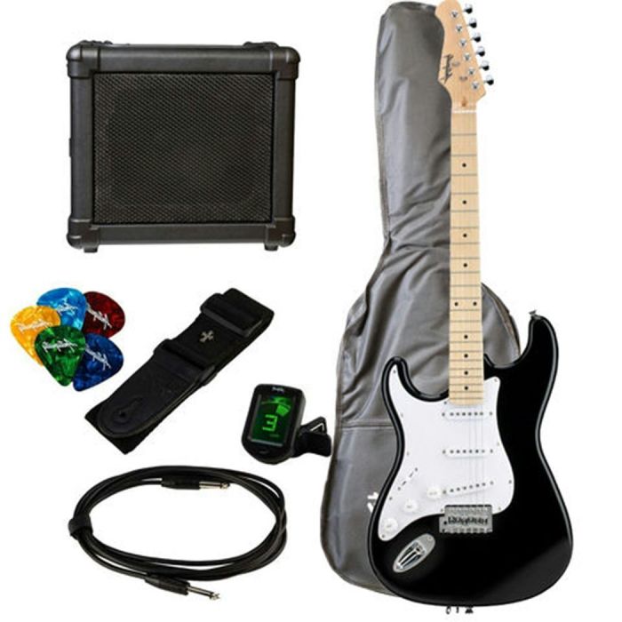 Antiquity ST Guitar LH & Amp Pack - Black