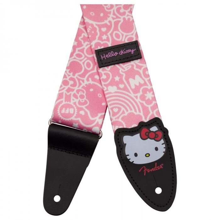 Fender x Hello Kitty Polyester Strap Pink ends