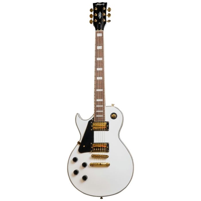 Antiquity Legends Left-Handed LSC1-WH White Electric Guitar front