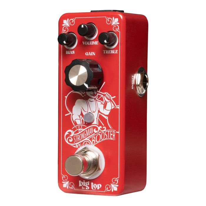 Big Top Strong Man Mini Booster Pedal right-angled view