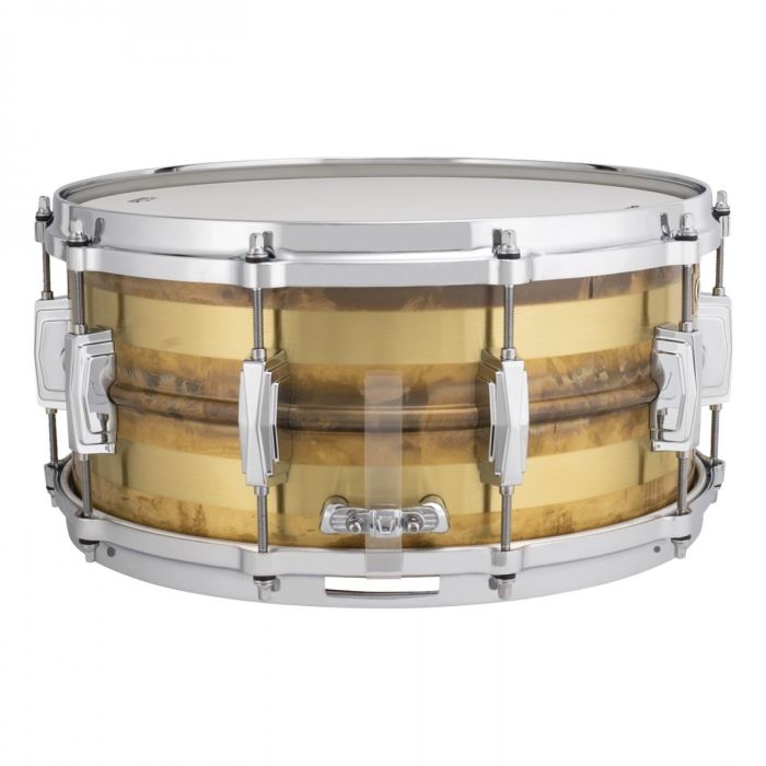 Ludwig LB552RS 14x6.5 Raw Bronze Stripe Snare 