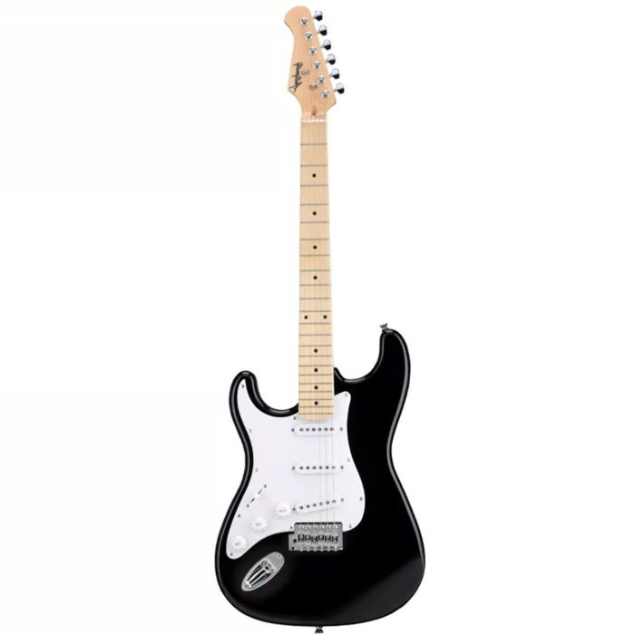 Antiquity ST1 Mini Three-Quarter Size Electric Guitar, Black LH