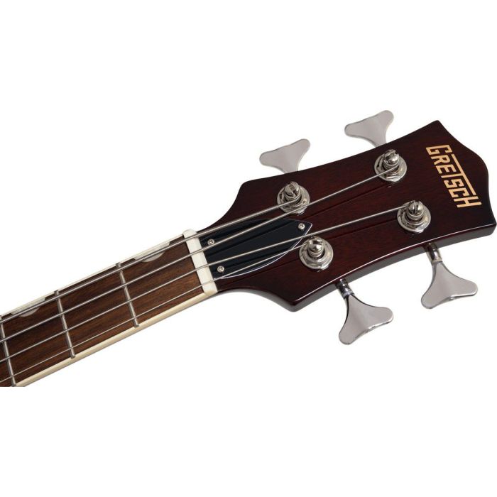 Gretsch Streamliner Jet Club Bass Single-Cut IL, Walnut Stain headstock front