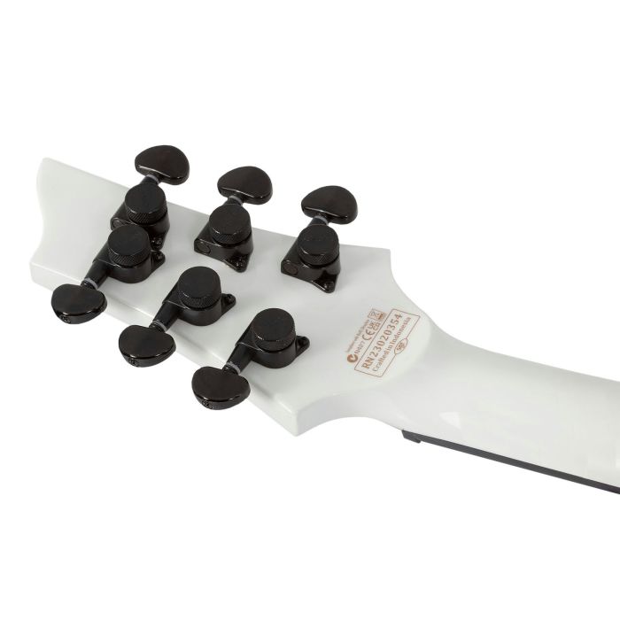 Schecter C-1 Ink Bomb Electric Guitar headstock back