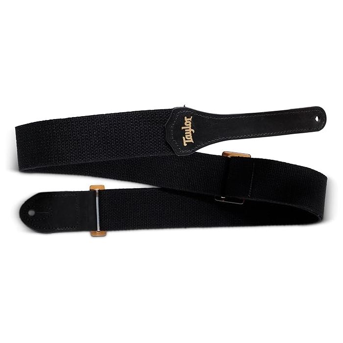 Taylor GS Mini Strap Black Cotton 2 Inch Amber Buckle