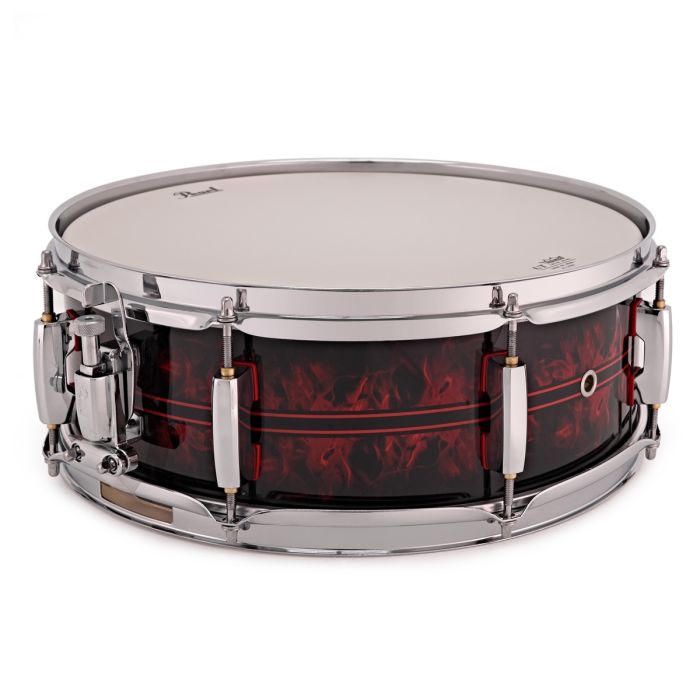 Pearl Igniter 14x5 Snare Drum - Artisanal Flame Wrap strainer