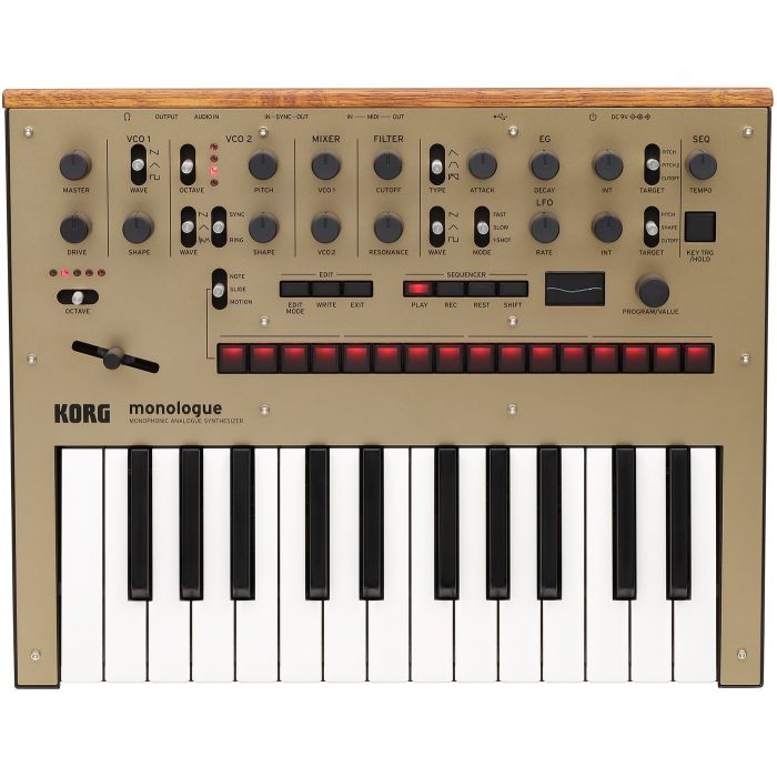 Korg Monologue Analogue Synthesizer in Gold