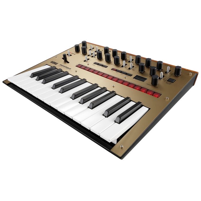 Korg Monologue Analogue Synthesizer in Gold Angle