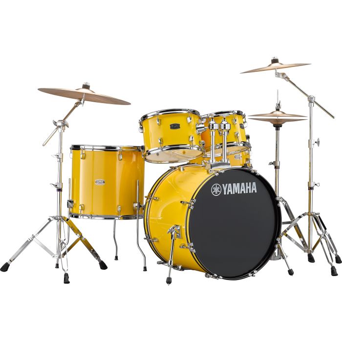 Yamaha Rydeen 22" Drum Kit with Hardware and Cymbals in Mellow Yellow