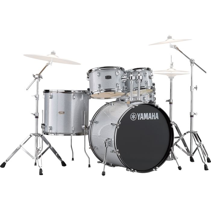 Yamaha Rydeen 22 Inch Drum Shell Kit With Hardware in Silver Sparkle