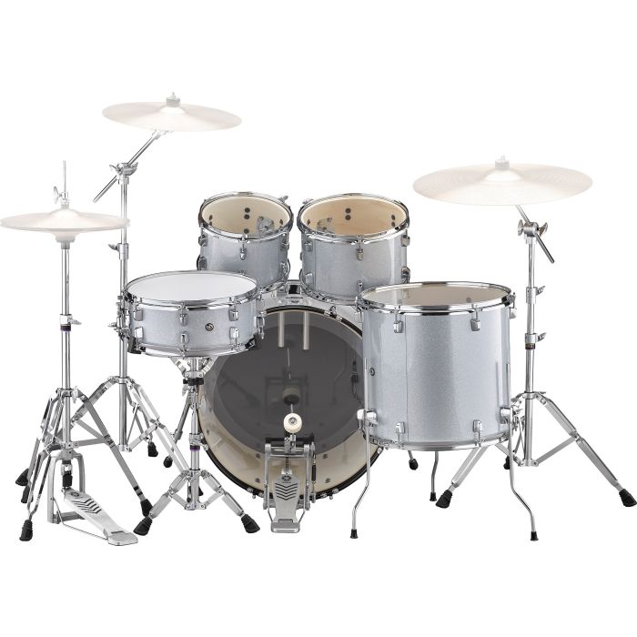 Yamaha Rydeen 22 Inch Drum Shell Kit With Hardware in Silver Sparkle Back
