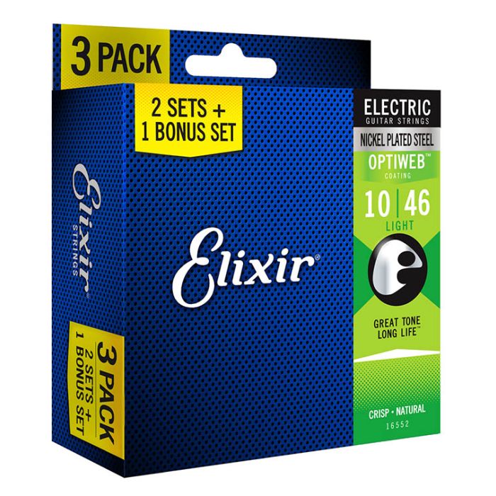 Elixir Opti Light Gauge Guitar Strings 3 for 2 deal