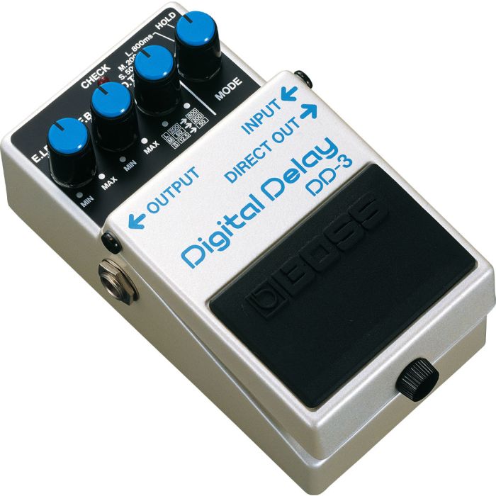 Boss DD-3 Digital Delay Pedal Angle