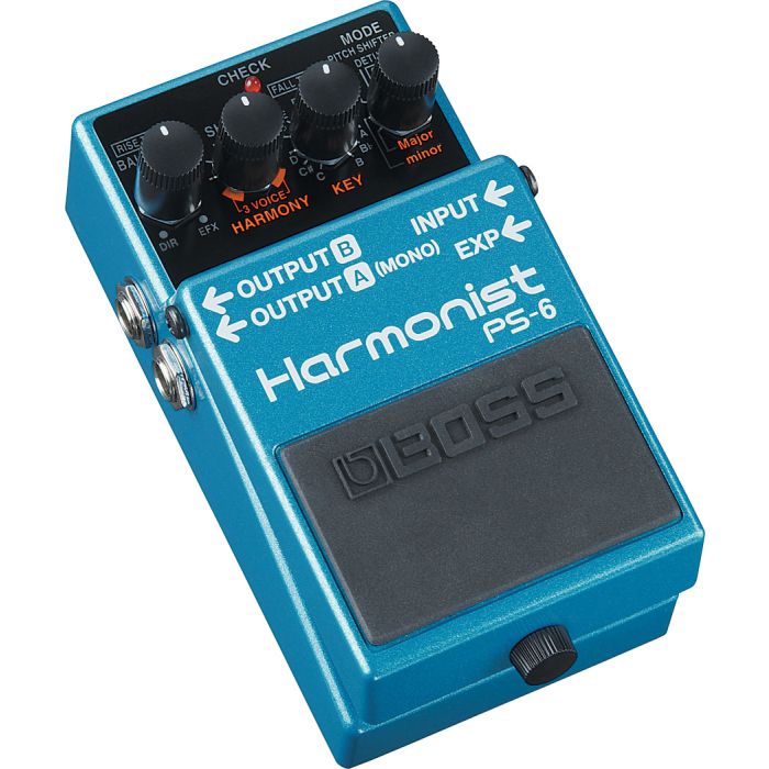 Boss PS-6 Harmonist Effects Compact Pedal Angle