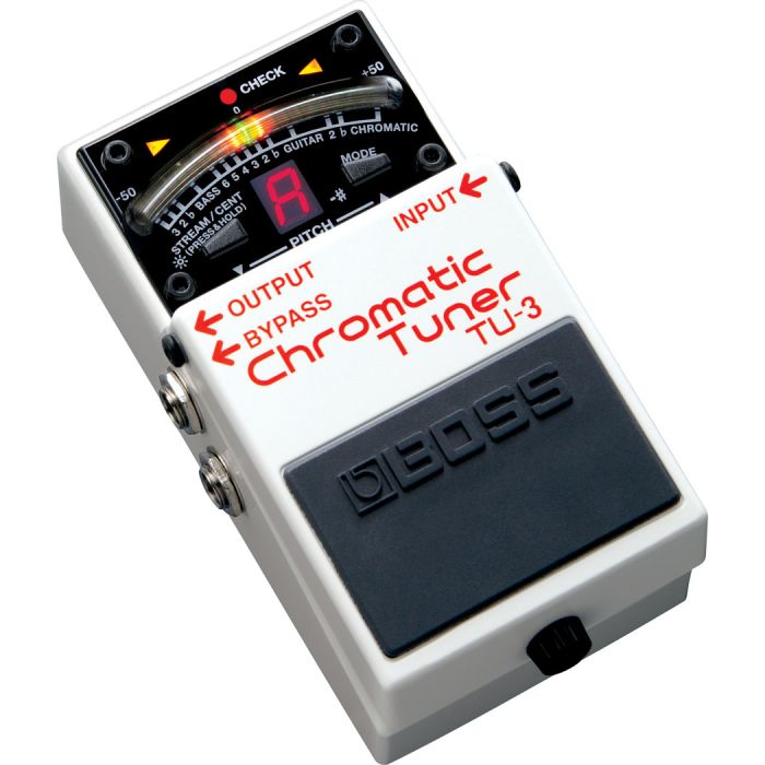 Boss TU-3 Chromatic Tuner Pedal Angle