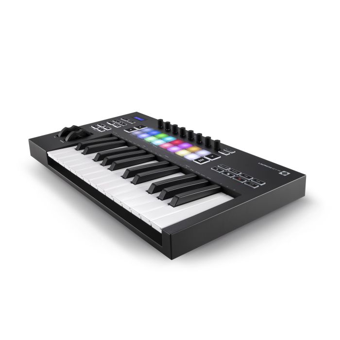 Another Angled View of Novation Launchkey 25 Mk3 USB MIDI Keyboard