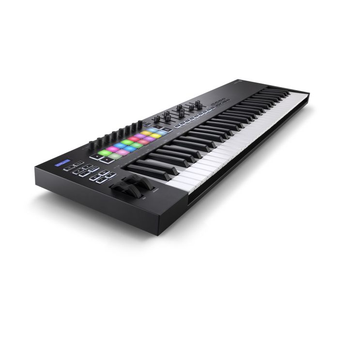 Angled View of Novation Launchkey 61 MK3 MIDI Keyboard