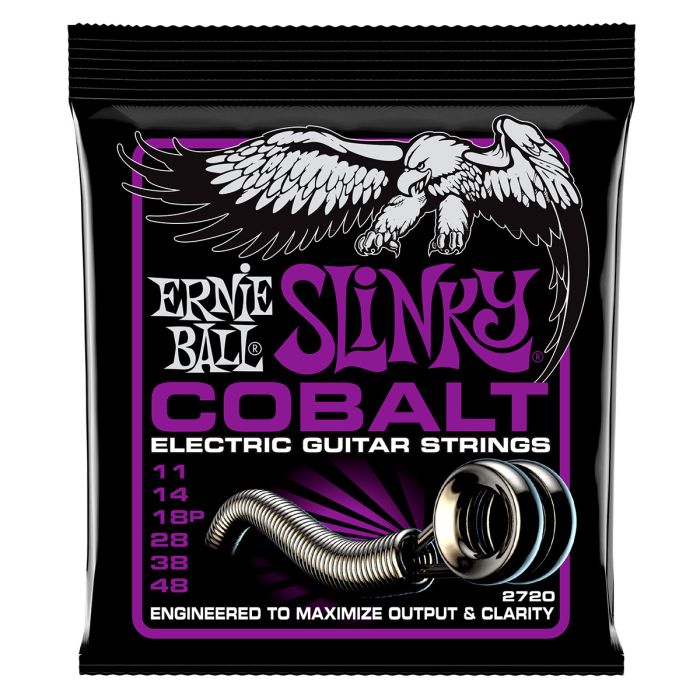 Ernie Ball 2720 Cobalt Power Slinky 11-48 Electric Guitar Strings