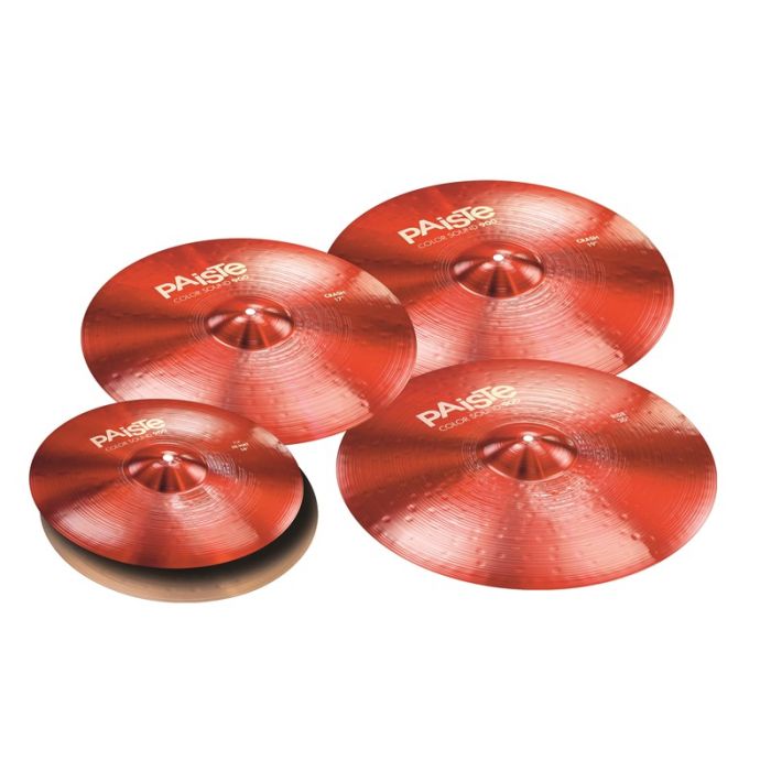 Paiste 900 Color Sound Medium Red Cymbal Pack