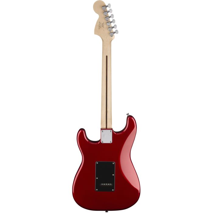 Squier Affinity Series Stratocaster HSS Pack LFb Candy Apple Red guitar rear