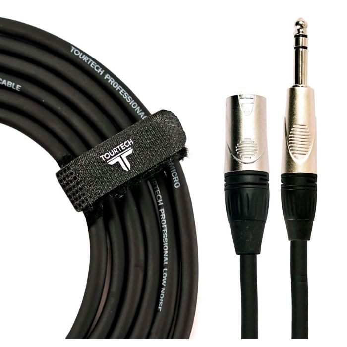 TOURTECH 10ft N-Series Stereo Jack to XLR Audio Cable