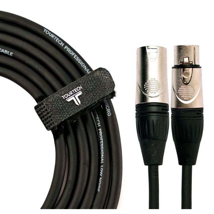TOURTECH 10m Deluxe XLR to XLR Microphone Cable
