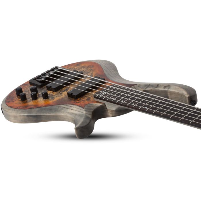 Schecter Riot-5 Inferno Burst Bass Guitar 5-String Bass