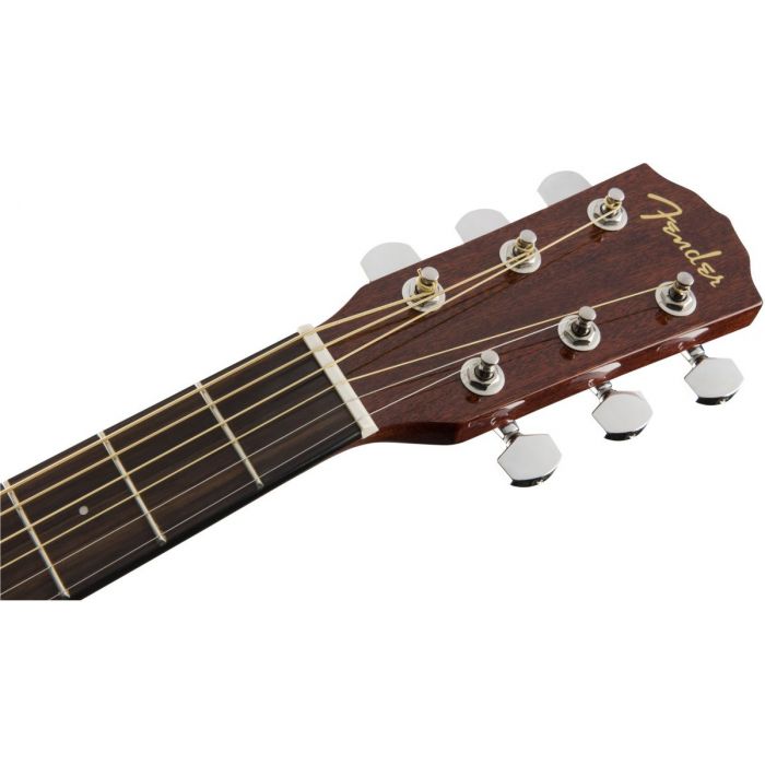 Fender CC-60S Concert Acoustic Guitar WN Natural Headstock