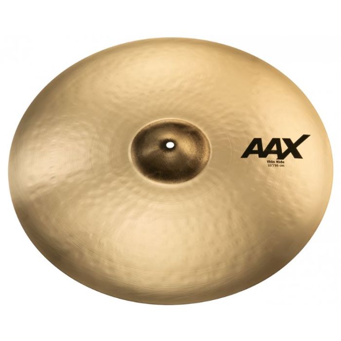 Sabian AAX 22" Thin Ride Cymbal Brilliant Finish