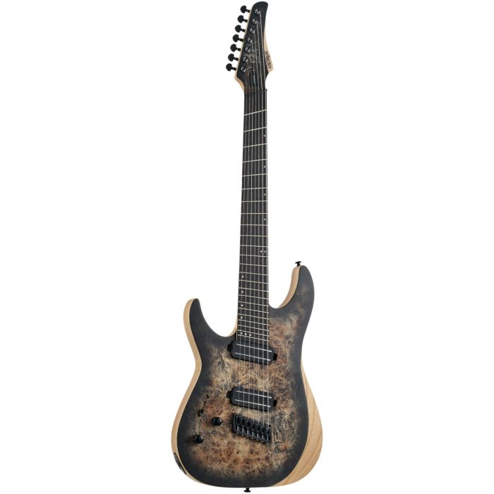 Schecter Reaper-7 Muli-Scale Charcoal Burst LH 7 String Guitar