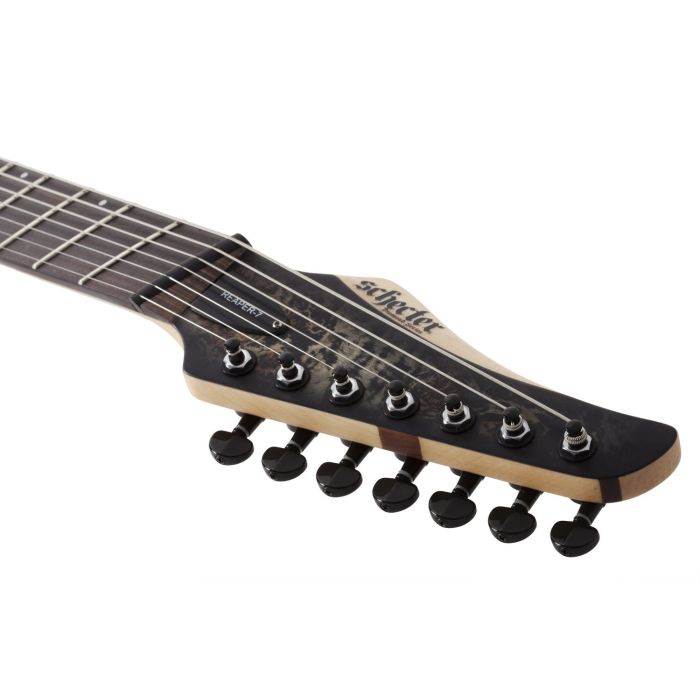 Schecter Reaper-7 Muli-Scale Charcoal Burst LH 7 String Guitar