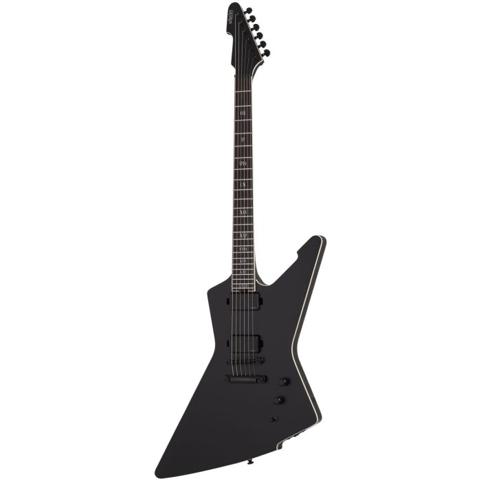 Schecter E-1 SLS Elite Evil Twin Satin Black Electric Guitar