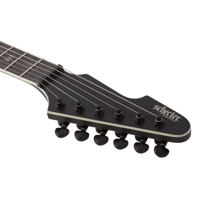 Schecter E-1 SLS Elite Evil Twin Satin Black Electric Guitar