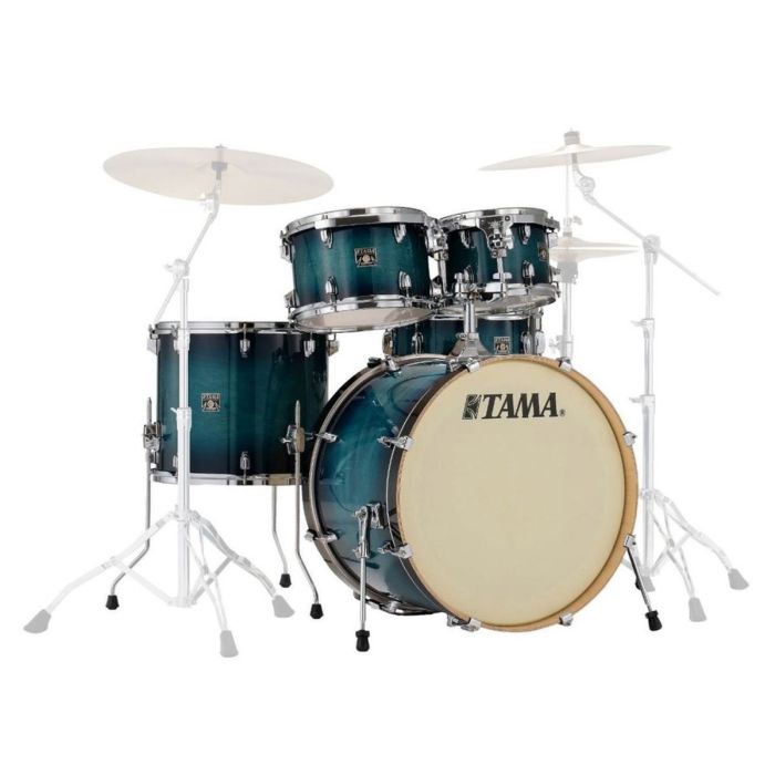 Tama Superstar Classic 5 Piece Shell Pack Blue Lacquer Burst